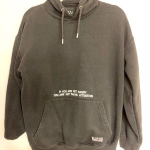 BooHoo Man - Angry Black Hoodie - Large